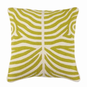 Perna decorativa design LUX Zebra Lime 107827 HZ