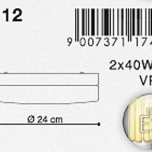 Plafonier baie IP44 Vranos 32112 GL 172662 universul-luminii.ro