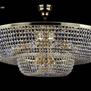 Plafonier Cristal Bohemia Exclusive diametru 100cm Gerta dia 1000 CE - Img 6