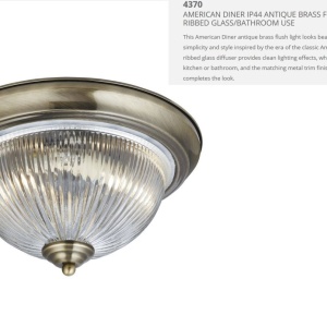 Plafoniera baie IP44 stil clasic American Diner alama antic 73942 universul-luminii.ro