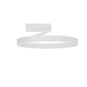 Plafoniera circulara aluminiu alb LED CCT ADALIZ 50cm