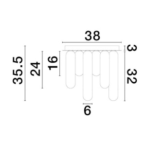 Plafoniera design decorativ modern GUSTAVE 214152 universul-luminii.ro