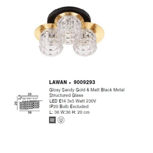 Plafoniera design decorativ modern LAWAN 214172 universul-luminii.ro