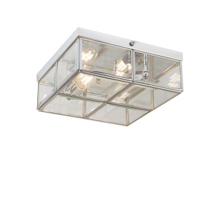 Plafoniera design decorativ Pisa 2L crom