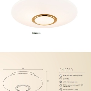 Plafoniera design modern Chicago 35cm 211132 universul-luminii.ro