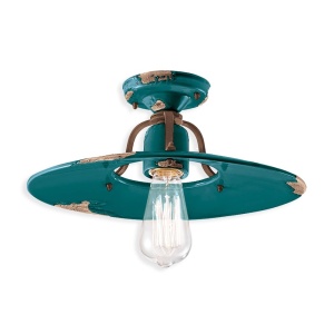 Plafoniera design retro realizata manual din ceramica COUNTRY, 40cm 216642 universul-luminii.ro