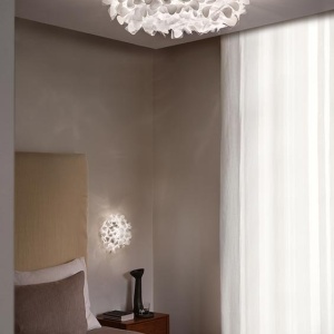 Plafoniera design unicat realizata manual Clizia Mama Non Mama White, 53cm 180512 universul-luminii.ro