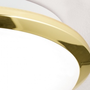 Plafoniera diametru 26cm, Rima shiny brass NU 9-310/26 MS OR 197642 universul-luminii.ro