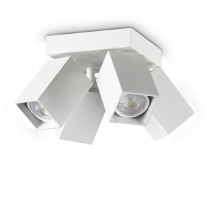 Plafoniera DYNAMITE PL4 SQUARE BIANCO