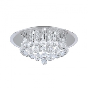 Plafoniera eleganta cristal K9 diam. 38cm Gloria DLU 2378/4/38 chrom OR 181412 universul-luminii.ro