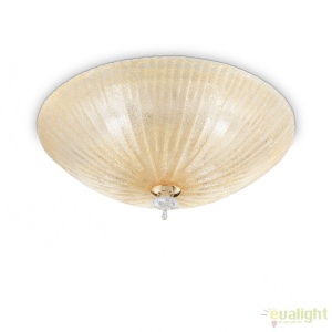 Plafoniera eleganta diametru 50cm SHELL PL4, Amber 140186