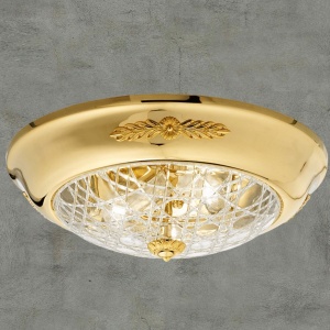 Plafoniera eleganta LUX realizata manual Crystal Glass - Giotto, 38cm 162162 universul-luminii.ro