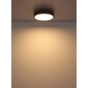 Plafoniera LED aluminiu argintiu, MDF gri DORO 30cm 590512 universul-luminii.ro