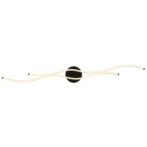 Plafoniera LED aluminiu negru mat BOYD 250252 universul-luminii.ro