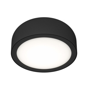 Plafoniera LED CCT design circular Cedrone PL Nero 12