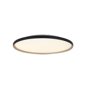 Plafoniera LED CCT, diametru 60cm, Negru-Auriu, ZB-25189