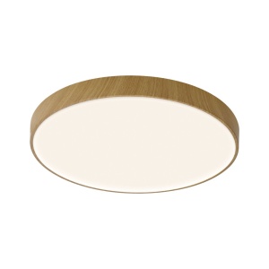 Plafoniera LED CCT, dimabila, diametru 65cm, lemn, CUMBUCO II MA-8843
