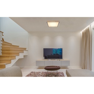 Plafoniera LED cu aspect lemn design slim DORO 24W 105882 universul-luminii.ro