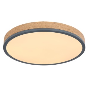 Plafoniera LED cu aspect lemn design slim DORO 45cm, 24W