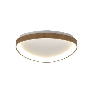Plafoniera LED cu telecomanda NISEKO II Triangular Wood 50W