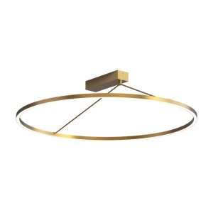 Plafoniera LED, Design Circular, 51W 3000K BRASS ZB-2566