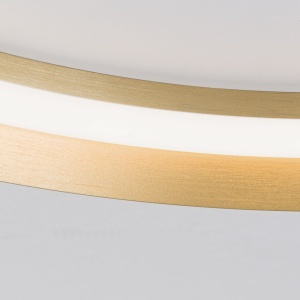 Plafoniera LED design circular MASCA D-60cm auriu mat - Img 5