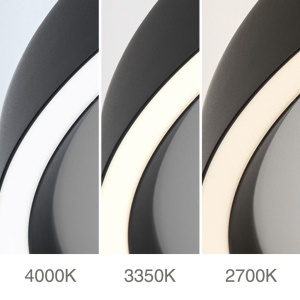 Plafoniera LED design circular MASCA D-60cm negru 233962 universul-luminii.ro