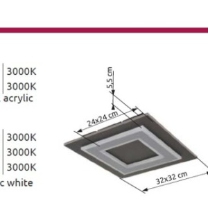 Plafoniera LED design decorativ JAYDEN 50W 236452 universul-luminii.ro