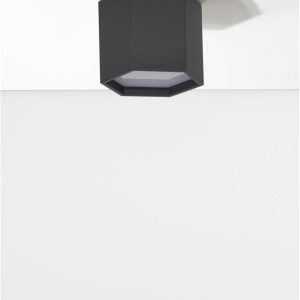 Plafoniera LED design minimal SAMBA neagra 137242 universul-luminii.ro