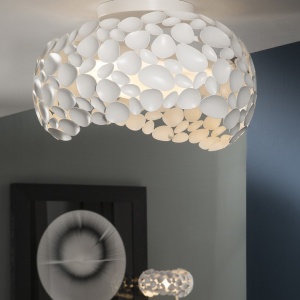 Plafoniera LED design modern diam.46cm Narisa alb 48052 universul-luminii.ro