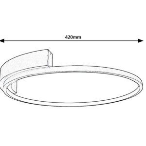 Plafoniera LED design modern Holize - Img 5