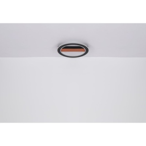 Plafoniera LED design modern Mattia negru mat - Img 7