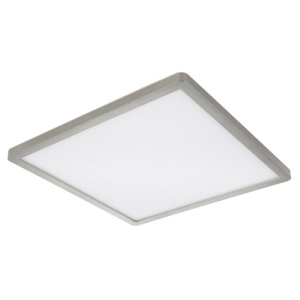 Plafoniera LED design modern Sapana nichel 42x42cm 135422 universul-luminii.ro