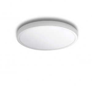 Plafoniera LED design slim MALTA R 30 3000K alba