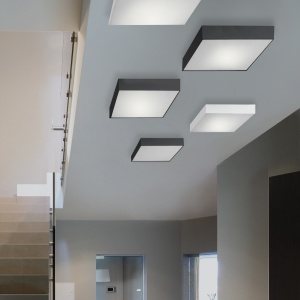 Plafoniera LED design slim MONZA S 40 3000K alba 70082 universul-luminii.ro