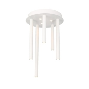Plafoniera LED dimabila moderna ILIOS 5 top alba