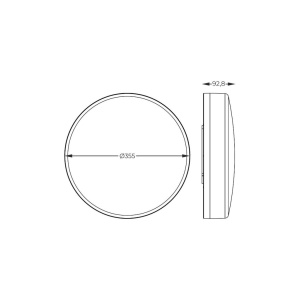 Plafoniera LED moderna NOLAN 165442 universul-luminii.ro