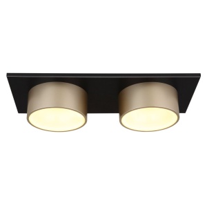 Plafoniera LED negru sampanie RAYMOND 2L - Img 3