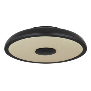 Plafoniera LED RGB cu telecomanda si difuzor RAFFY negru 241082 universul-luminii.ro