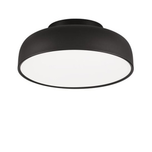 Plafoniera LED stil modern 3000K NOELIA negru 40cm