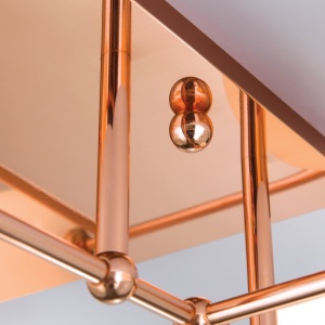 Plafoniera, Lustra aplicata tavan design modern PIPES, copper 197192 universul-luminii.ro