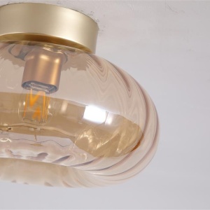 Plafoniera metal auriu sticla chihlimbar Celestial 632212 universul-luminii.ro