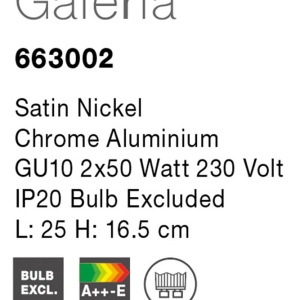 Plafoniera moderna cu spoturi Galeria 2L NVL-663002 78842 universul-luminii.ro