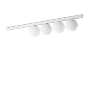 Plafoniera moderna stil minimalist Binomio pl4 alba