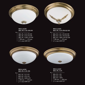 Plafoniera realizata manual decorata cu Cristal Scholer BELLAGIO 186072 universul-luminii.ro