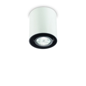 Plafoniera, Spot aplicat diametru 9cm, MOOD PL1 SMALL ROUND BIANCO 140841
