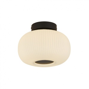 Plafoniera sticla deco stil modern LUMINA 10271-1BK SRT