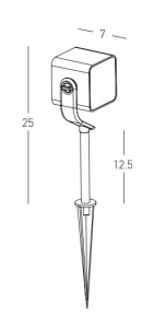 Proiector LED cu tarus iluminat exterior decorativ IP65 Joris I 154412 universul-luminii.ro