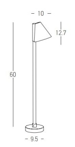 Proiector LED cu tarus iluminat exterior decorativ IP65 Snow 154462 universul-luminii.ro
