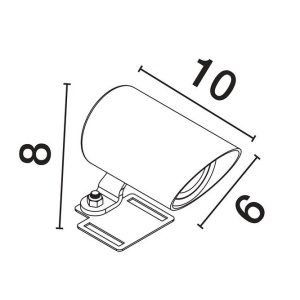 Proiector LED iluminat exteriordecorativ IP65 ONE 8W 238462 universul-luminii.ro